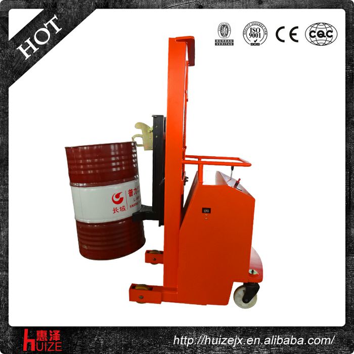 半電動配重油桶車（無底腿，只堆垛，不翻轉）